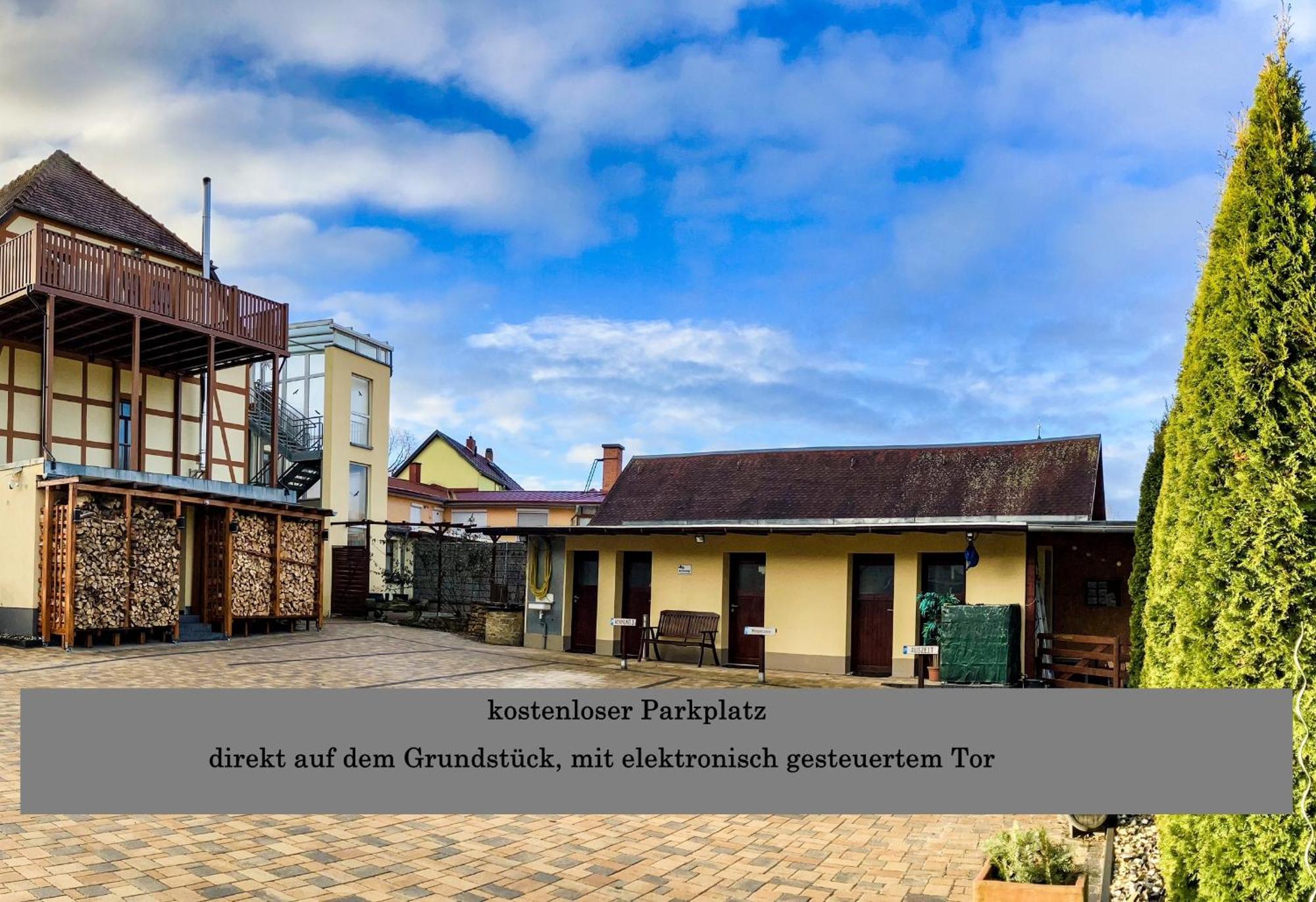 Ferienwohnung Auszeit Am Kurpark Bad Berka - Balkon - Ruhige Lage- Gratis Parkplatz & Wlan Exteriér fotografie